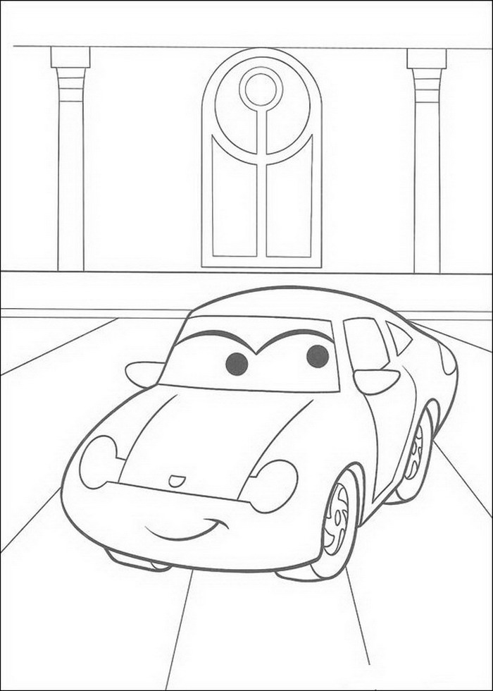  Malvorlage Cars (Pixar) Cars (Pixar) Motiv 